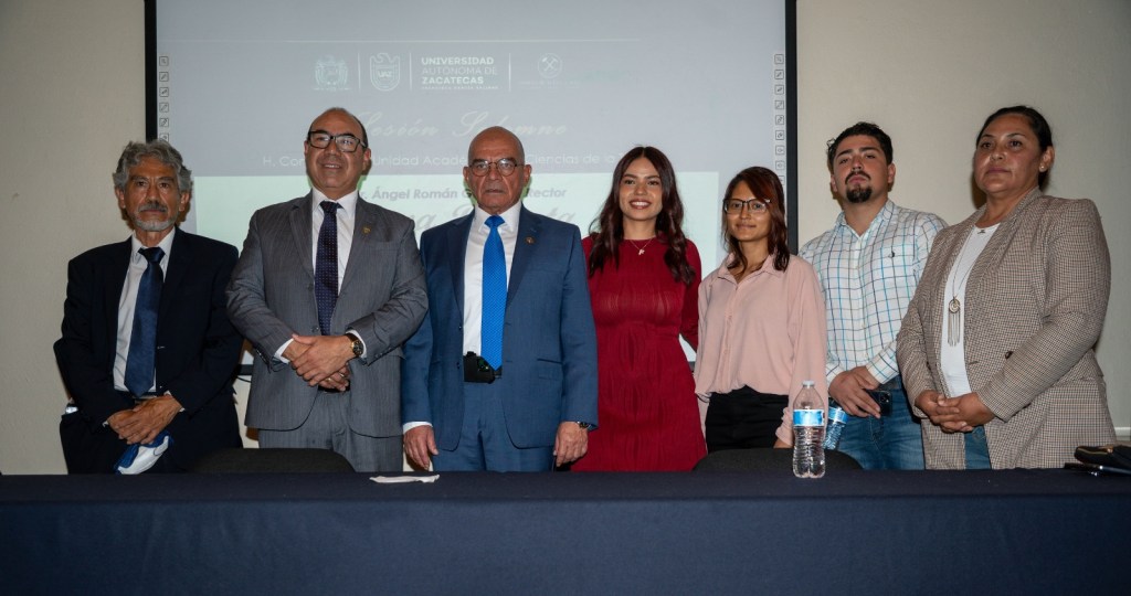 Rubén del Pozo Mendoza rinde protesta como director general de la Unidad Académica de Ciencias de la Tierra de la&nbsp;UAZ